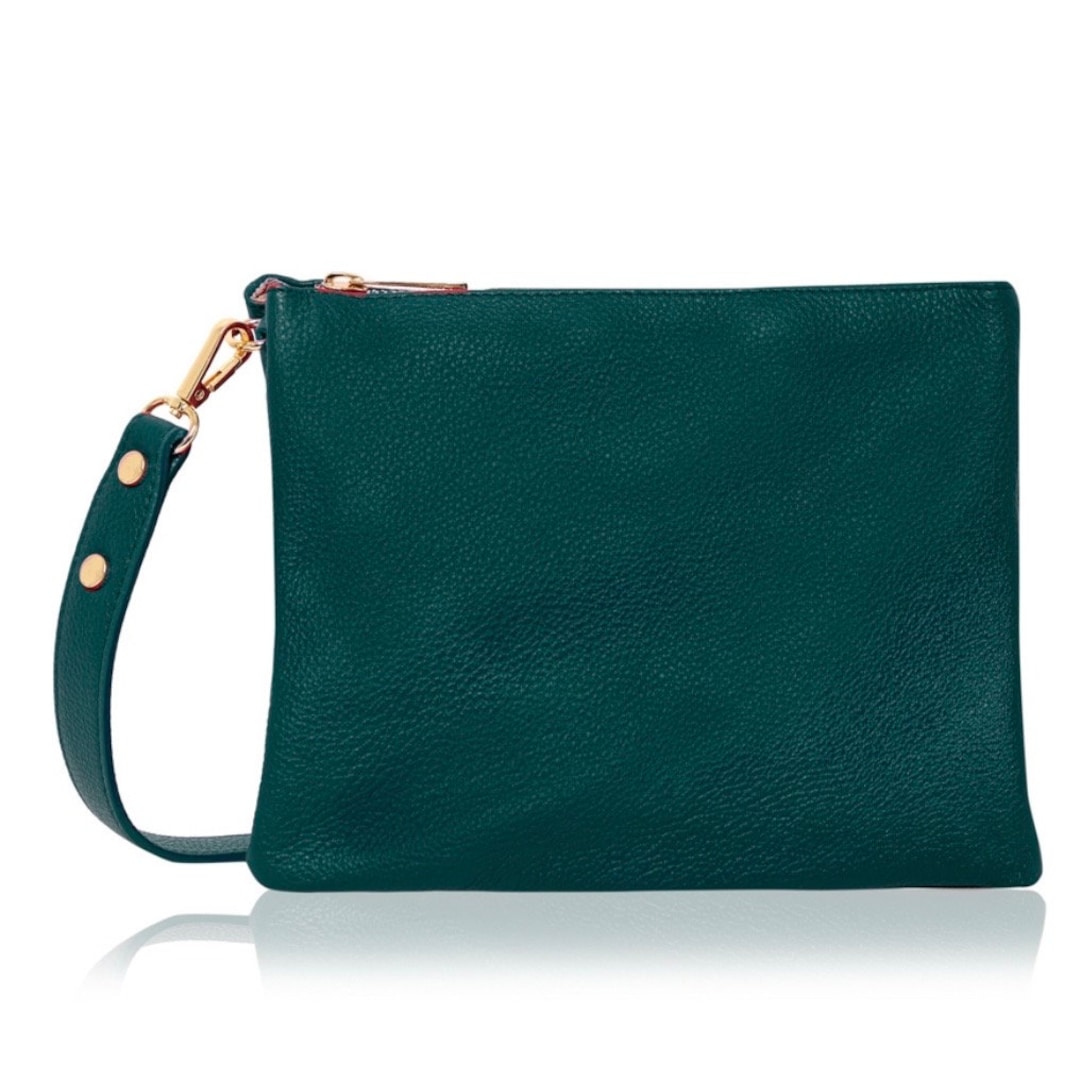 Three Compartment Shoulder Bag With Zip Fastenings Wider Etsy