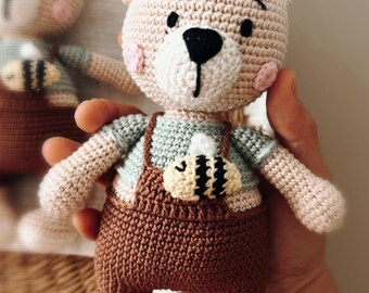 Amigurumi Bear, Crochet Bear Toy