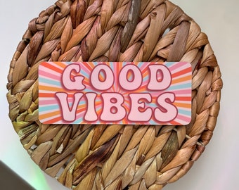 Good Vibes Car Magnet | Car Magnet, Car Accessory, Bumper Sticker