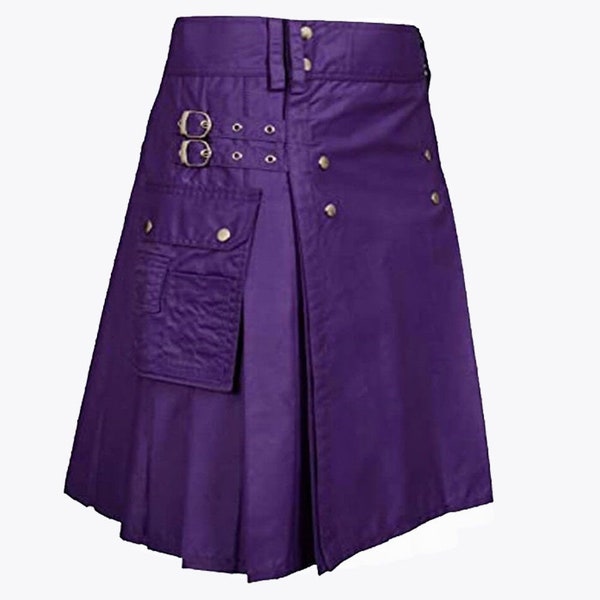 Purple Kilt Etsy