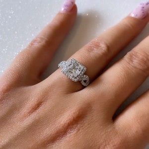 925 cz diamond ring Etsy