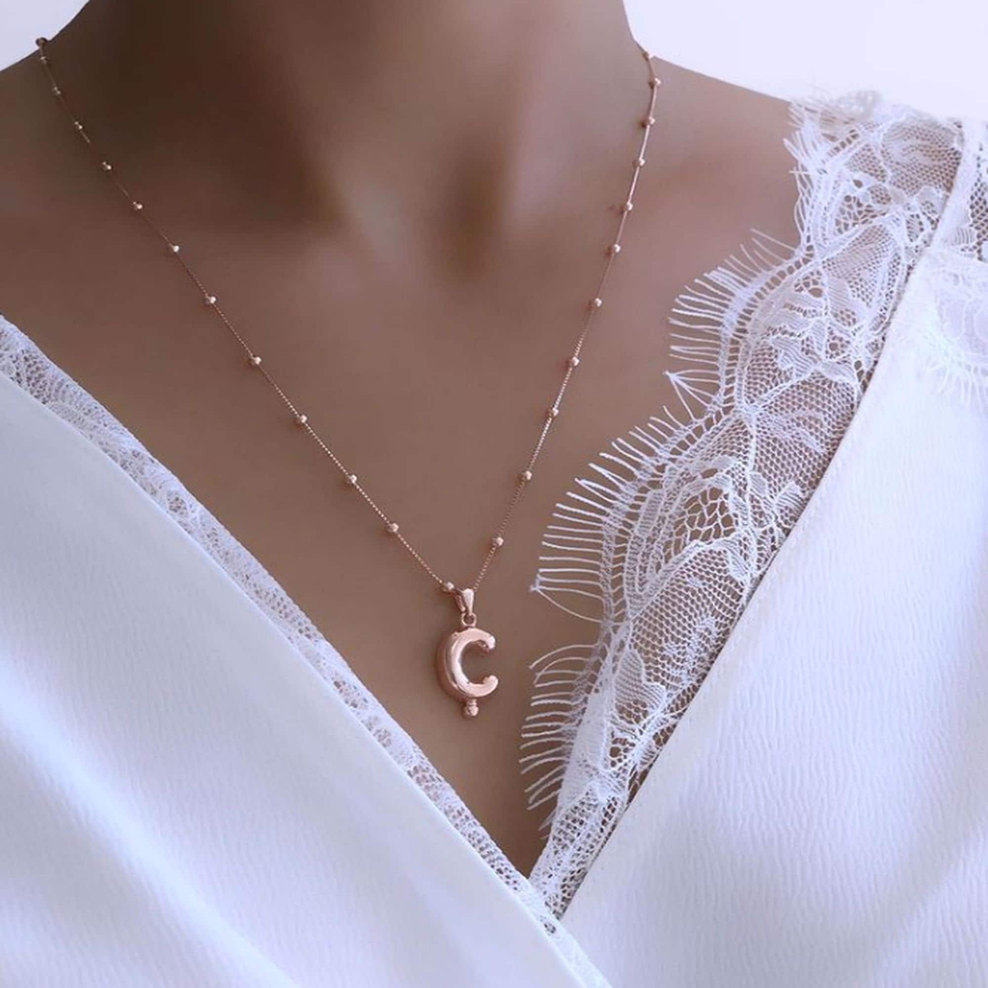 Apm monaco initial necklace best sale