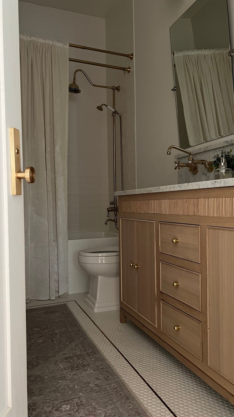 Custom White Oak Vanity Etsy