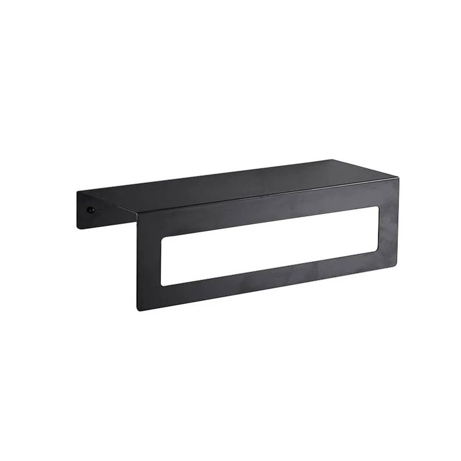 Bathroom Towel Holder With Organizer Shelf Towel Holder Etsy