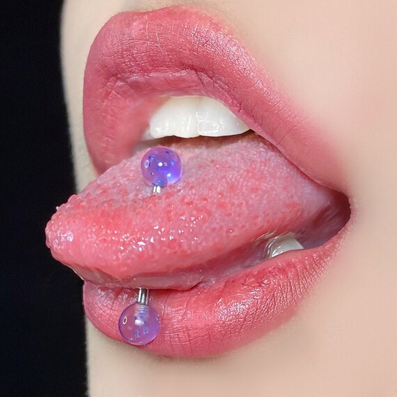 thumbnail image 2 of Luxe Modz Faux Tongue Ring Stud – Suction Cup, No Piercing Needed, 8mm Ball 2 of 6