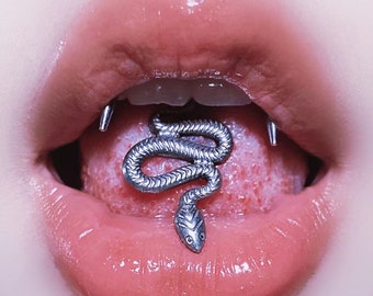 Snake tongue 2024 piercing jewelry