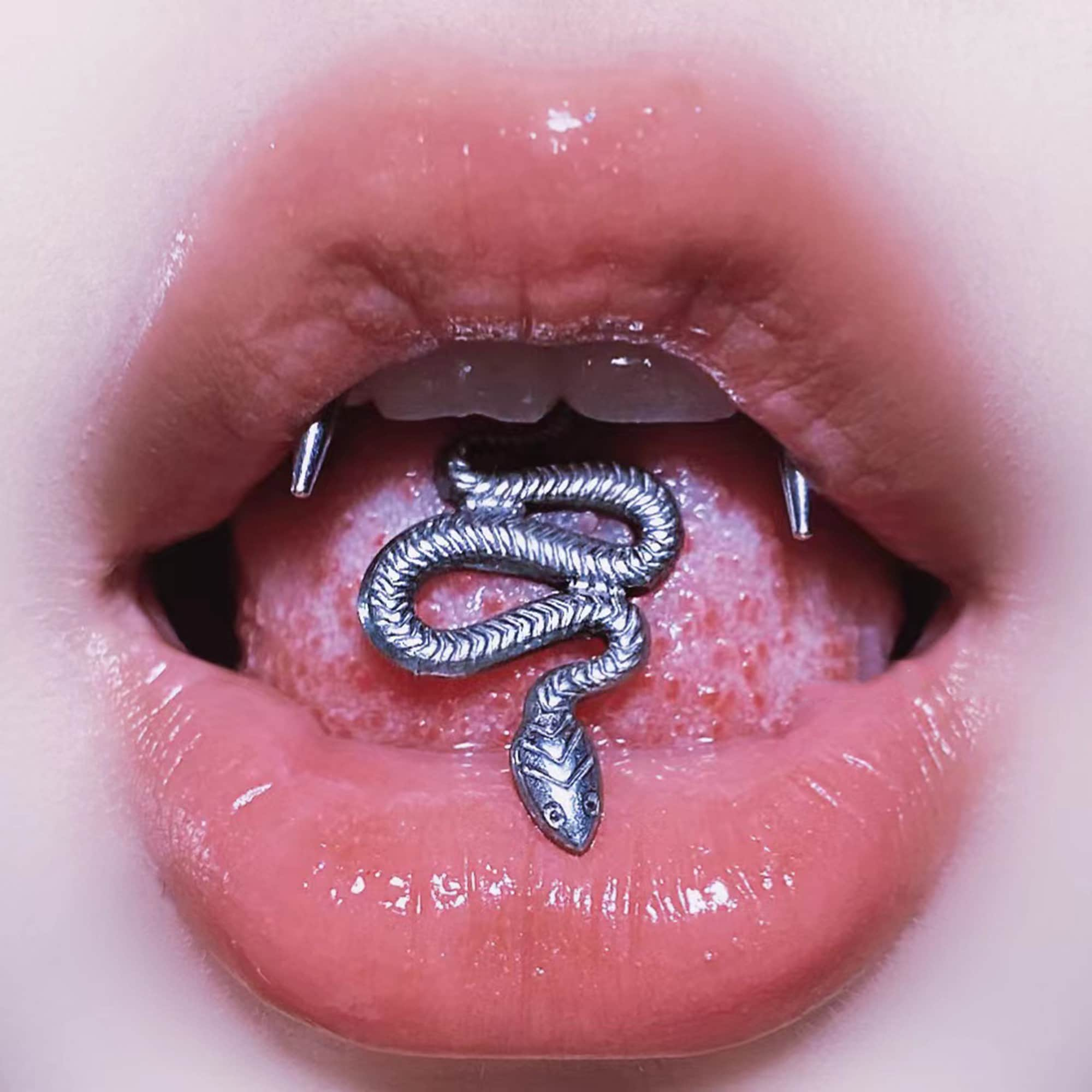 Ring Around Tongue Piercing