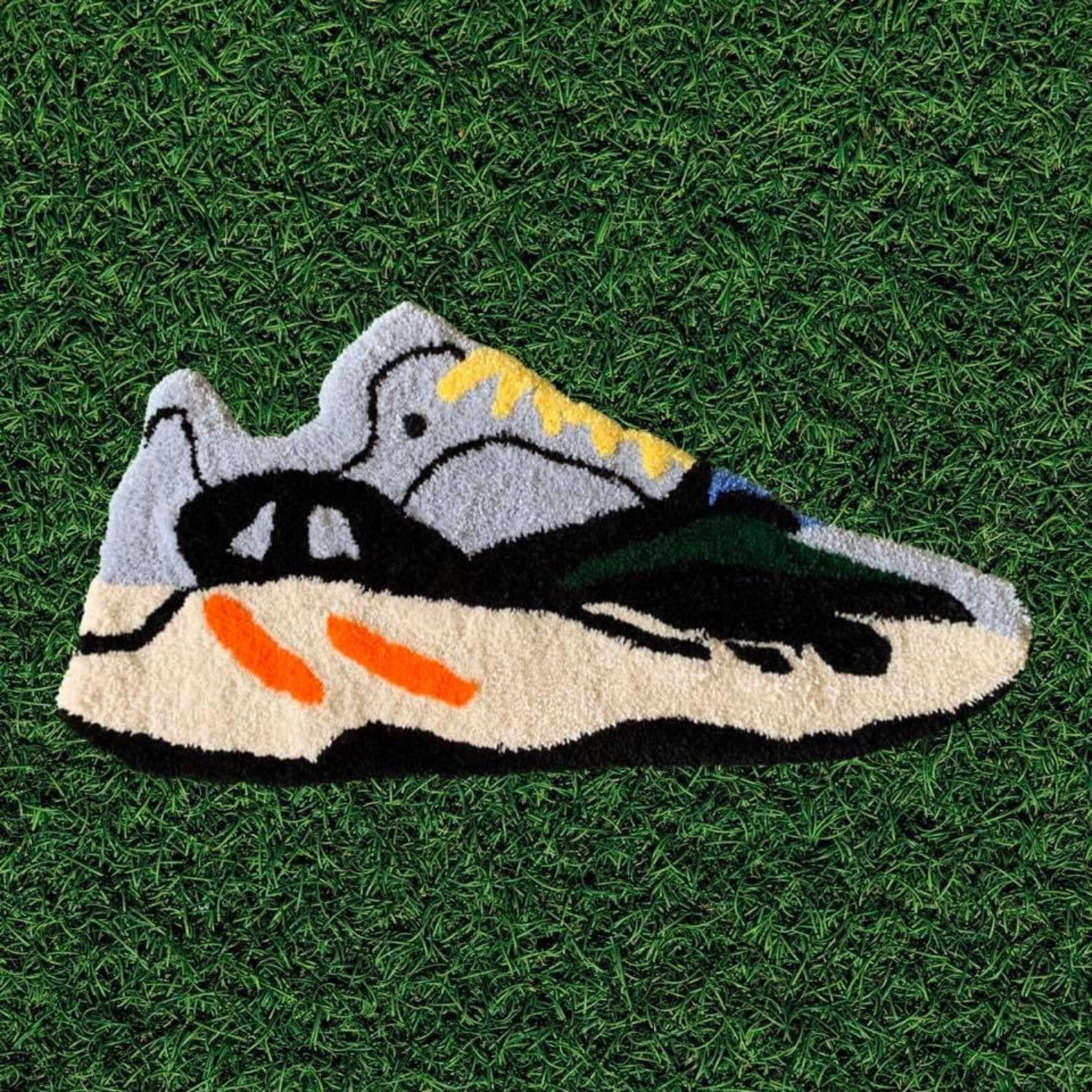 Custom Handmade Tufted Shoe Rugs Etsy