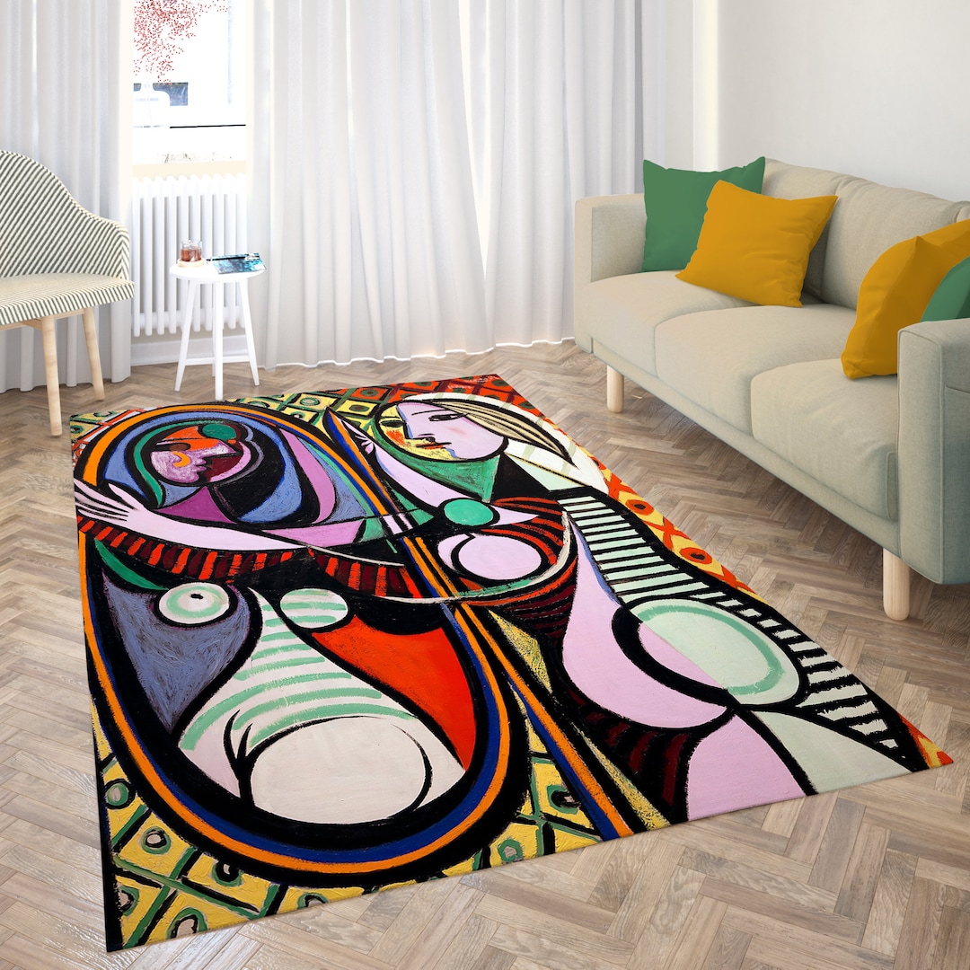 Pablo Picasso Girl Before a Mirror Carpet, Personalized Gift Carpet ...