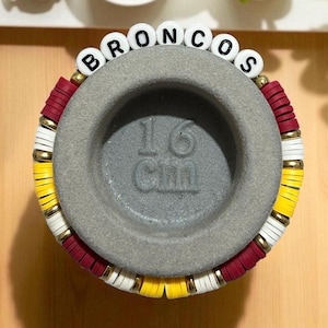 NRL Brisbane Broncos Fan Bracelet – Handmade Beaded Jewellery