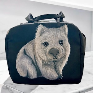 Wombat Insulated Lunch Bag – Australian Wildlife Gift – Eco Friendly Animal Lover Bag