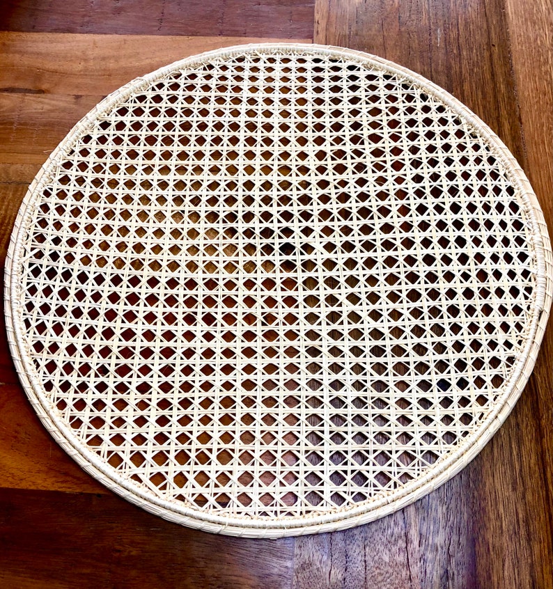 Hand Woven Natural Straw 15 Plate Chargers Etsy