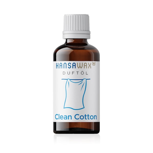 Clean Cotton - Duftöl für deine Kerzen | Kerzenduftöl | Parfümöl | Kerzen gießen und selber machen | Vegan und tierversuchsfrei