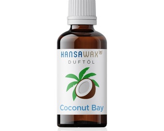 Coconut Bay - Duftöl für deine Kerzen | Kerzenduftöl | Parfümöl | Kerzen gießen und selber machen | Vegan und tierversuchsfrei