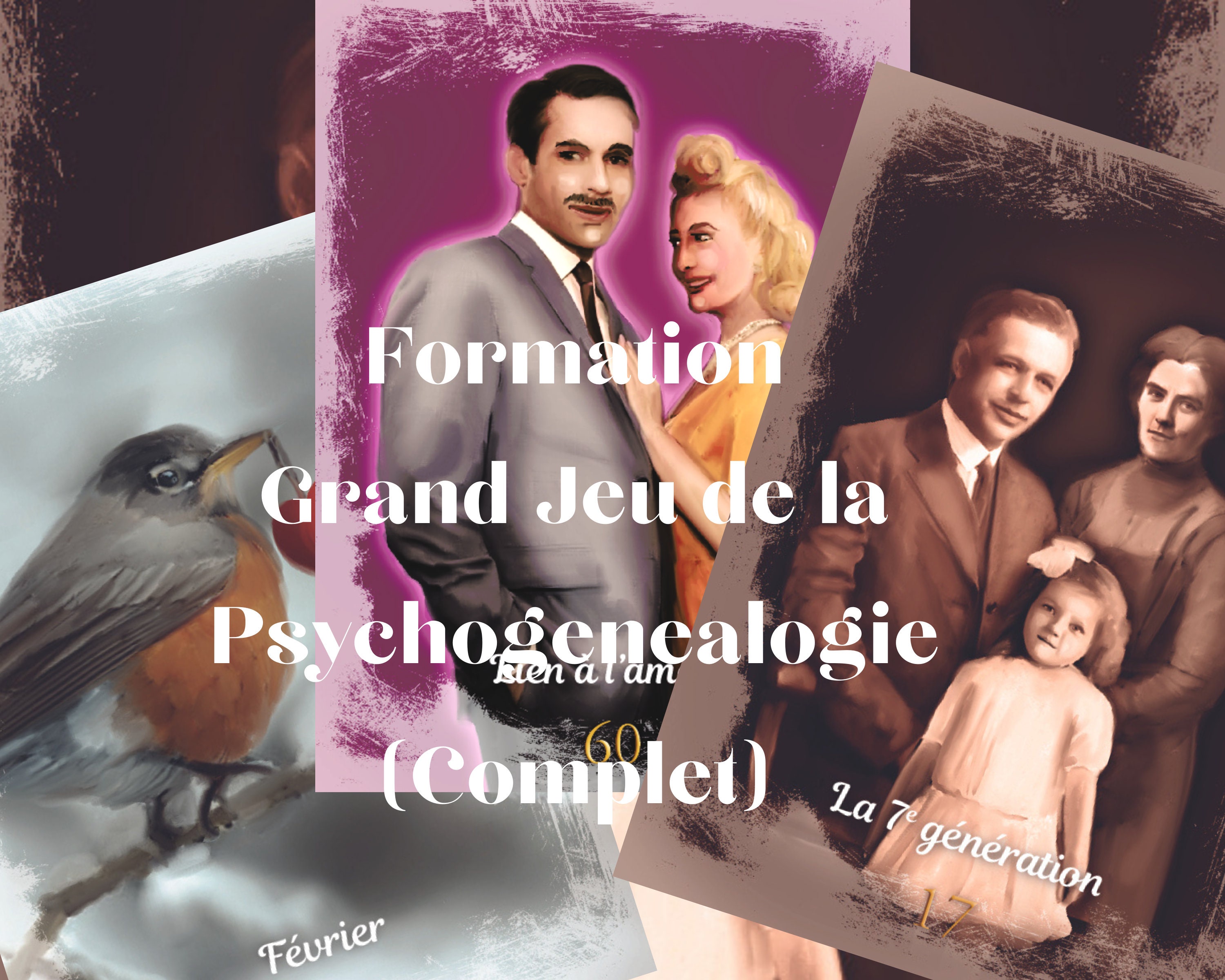 Formation Cours + Replay - Le Grand Jeu de La Psychogénéalogie d'anastasia Gross