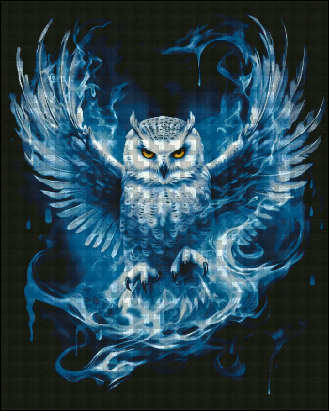 Owl 1 Counted Cross Stitch Pattern Printable Chart PDF Format ...