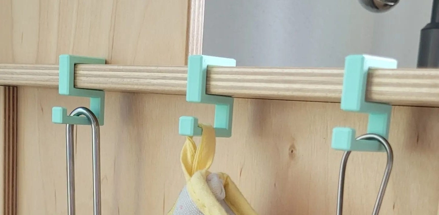 4 Crochets De Remplacement Pour Cuisine Enfant IKEA DUKTIG - Gris Foncé - Flexible & Sécurisé