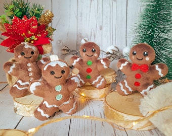 Small cookie key ring | Gingerbread | Christmas | Christmas gift | Festive | Various models | Plush | Gingerbread man