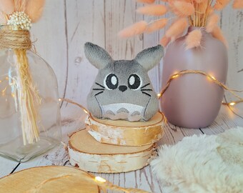 Mini plush toy with the image of Totoro