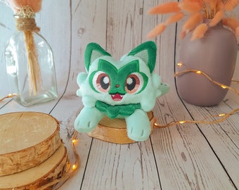 Soft toy with the image of Poussacha | Pokemon | Springatito | Gift idea