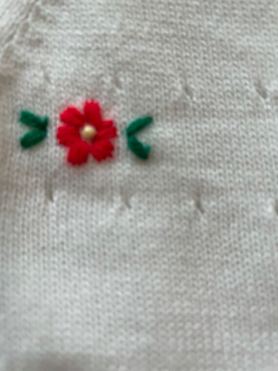 Holiday Knit Pointsetta Set 3 months - image 6