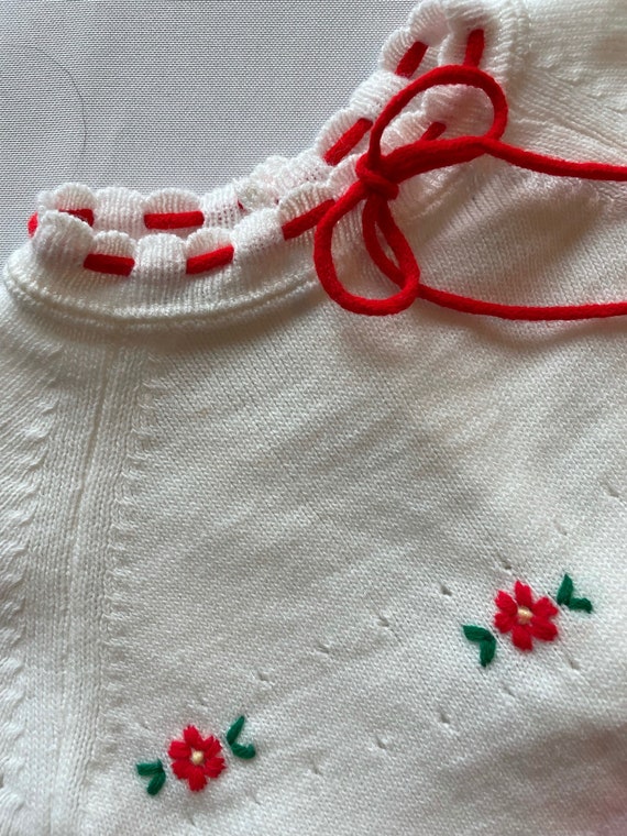 Holiday Knit Pointsetta Set 3 months - image 5