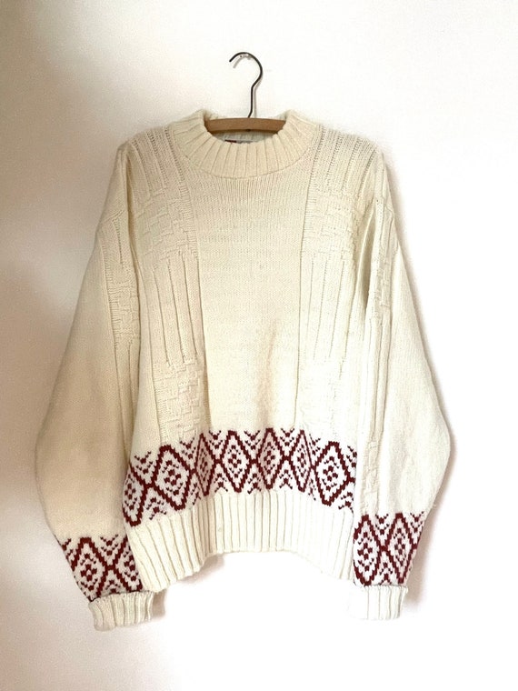 Vintage Women’s Holiday Ski Sweater/XL - image 1