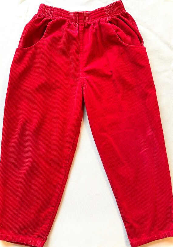 Red Corduroy Pants/Size 5