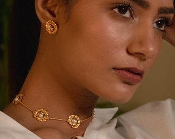 Gold Vermeil Choker - Etsy