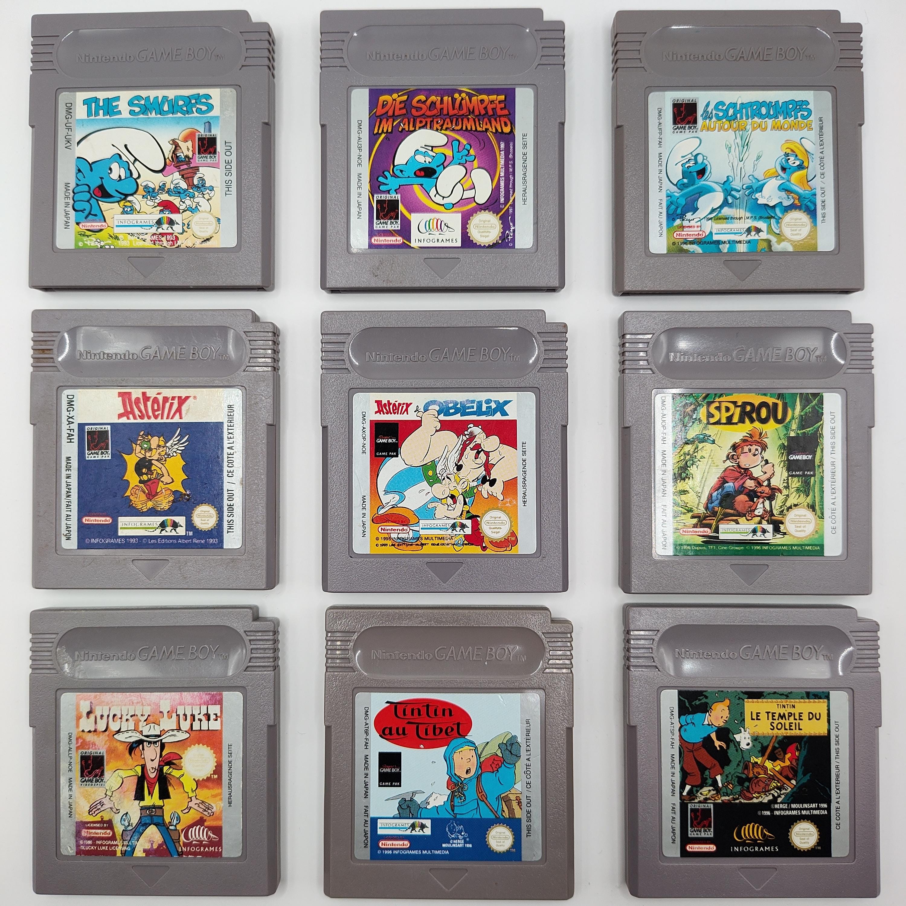 Nintendo Gameboy Games: Authentic Retro Cartridges - Asterix