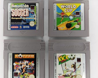 Vintage Nintendo Game Boy Soccer Games: Sensible Soccer, World Cup