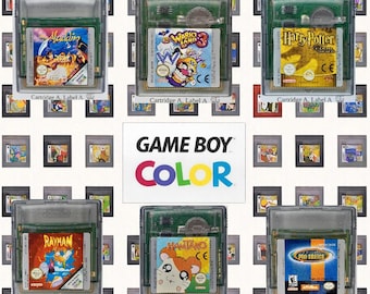Authentic Gameboy Color Games, Tested English + Multilingual Cartridges Disney Mario Rayman