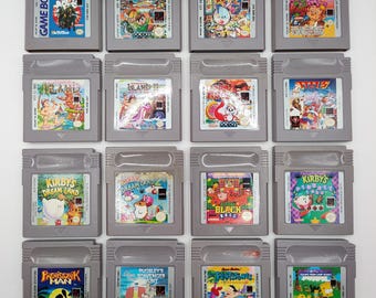 Authentic Nintendo Game Boy Games: Kirby, Flintstones, Simpsons, Ghostbusters II