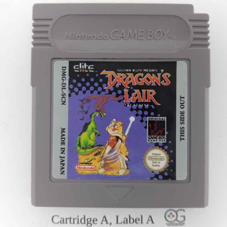 Original Nintendo Gameboy Games: Retro Throwback Collectibles Dragon's Lair AA