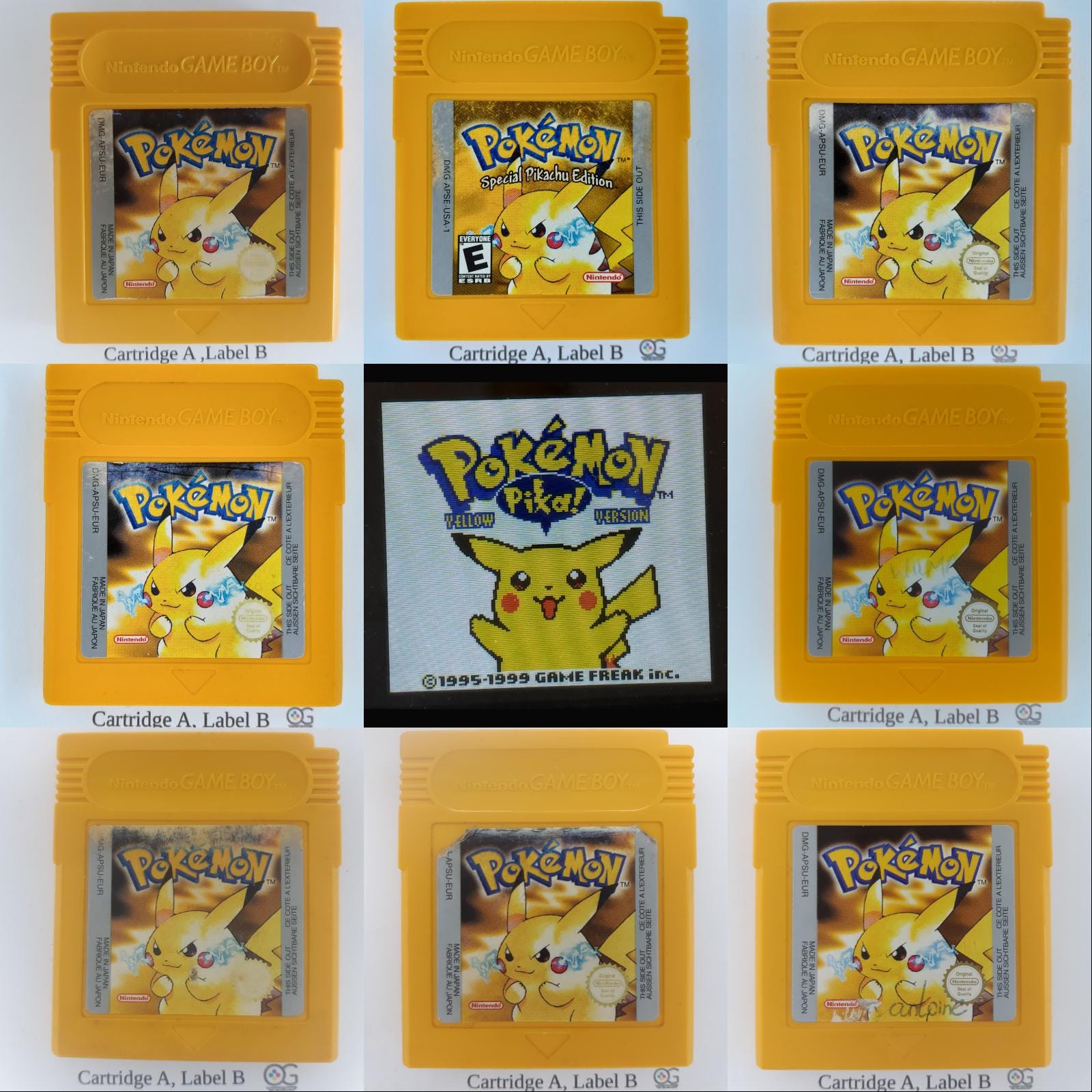 Original Gameboy Classic Pokemon Games , All Tested Verified Authentic ...