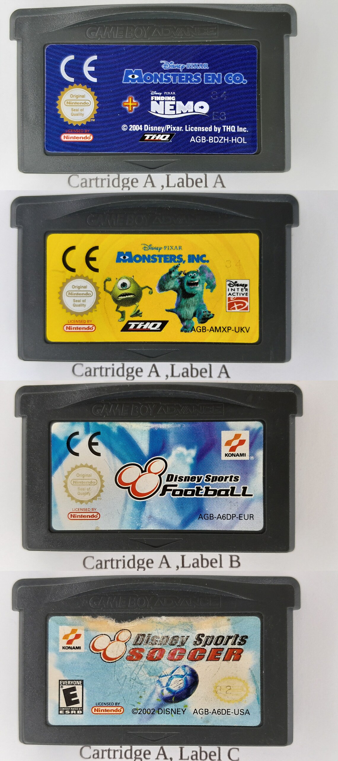 Disney's and Disney Sports Games : 100% Original Gameboy Advance Games , Verified Authentic!, foto 2 di 5