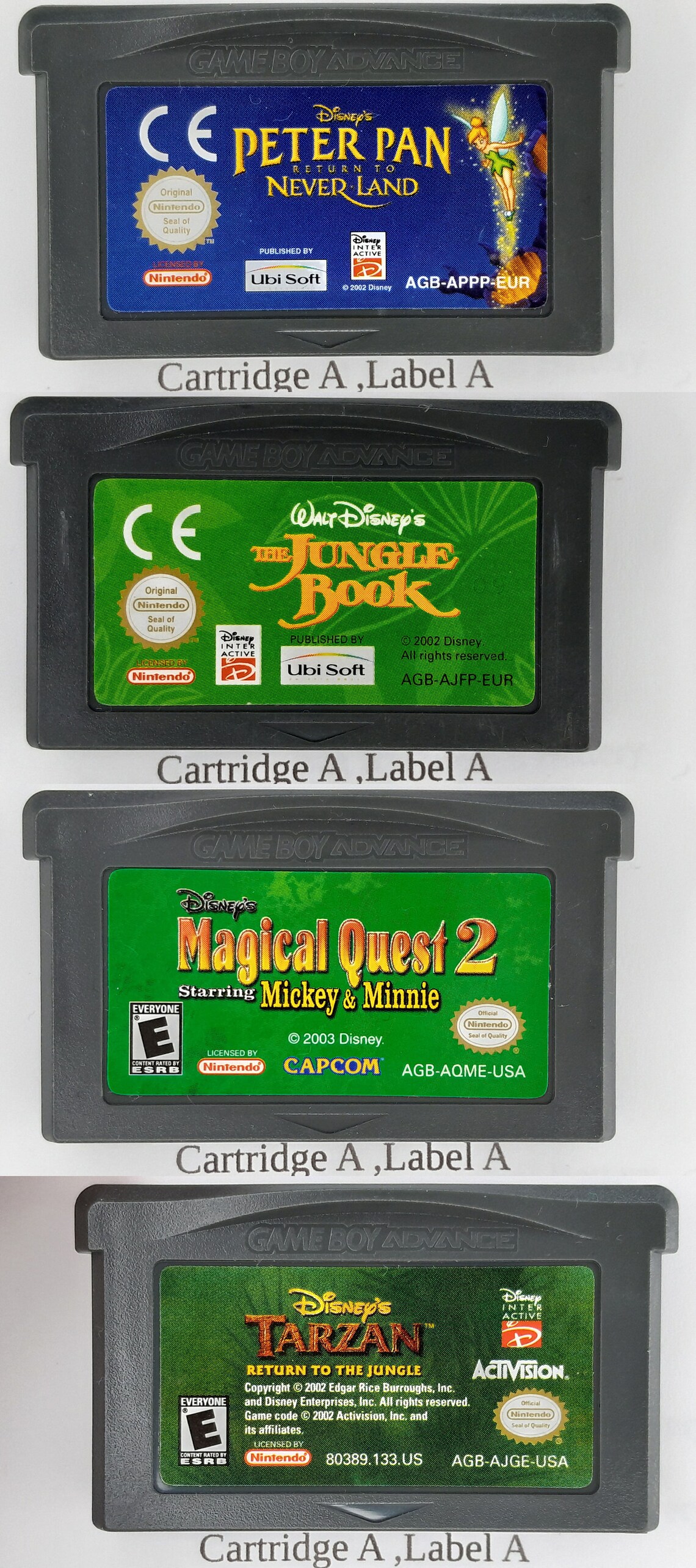 Disney's and Disney Sports Games : 100% Original Gameboy Advance Games , Verified Authentic!, foto 4 di 5