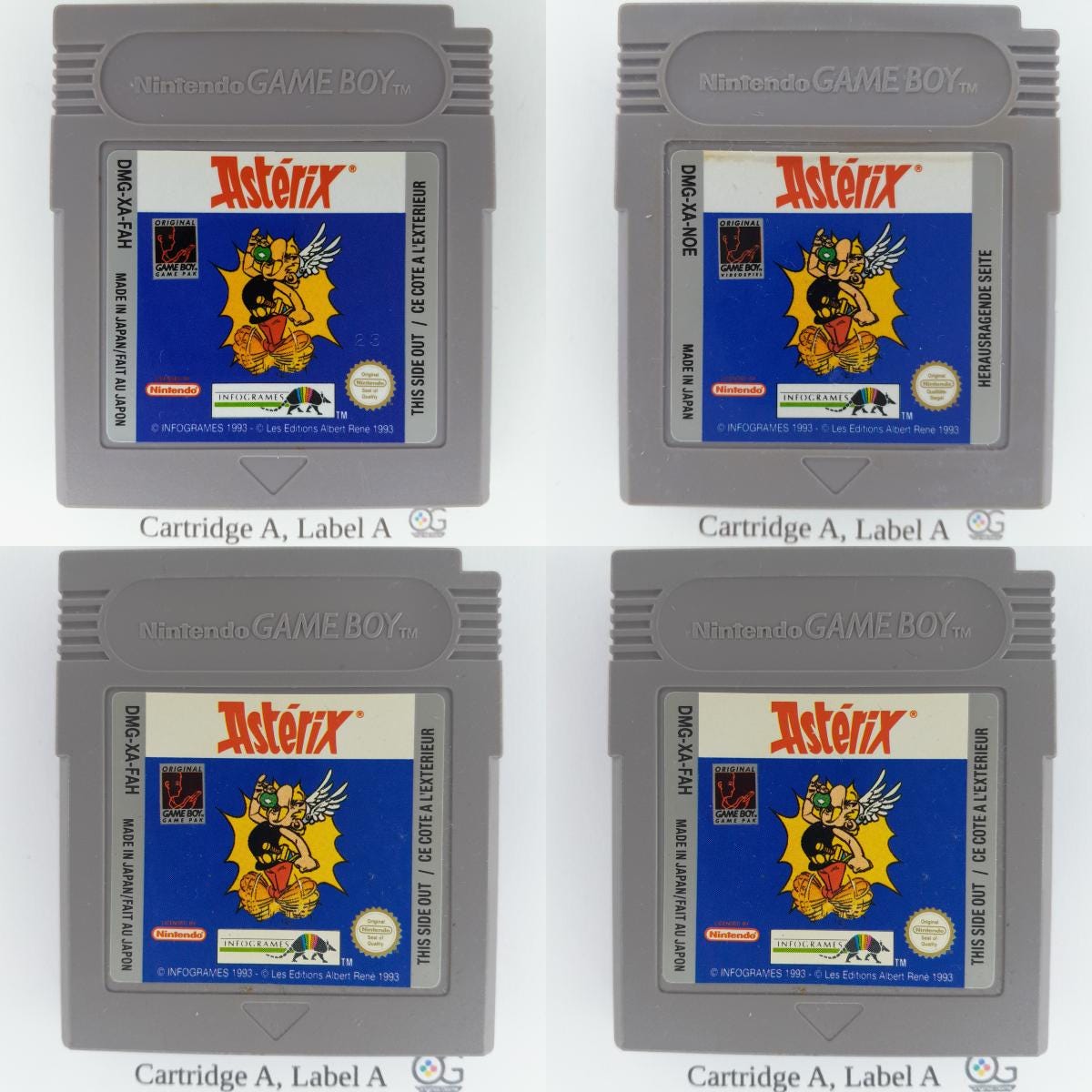 Nintendo Gameboy Games: Authentic Retro Cartridges - Asterix