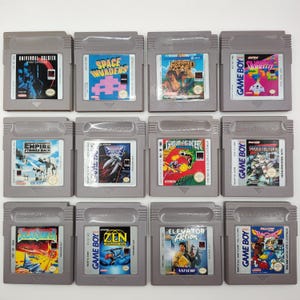 Juegos de Nintendo Game Boy: Auténticos cartuchos retro de lucha y disparos