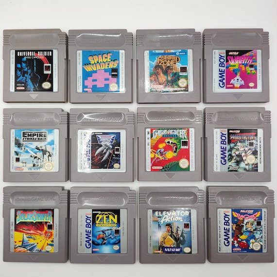 Nintendo Game Boy Games: Authentic Retro Cartridges Shooter fighter