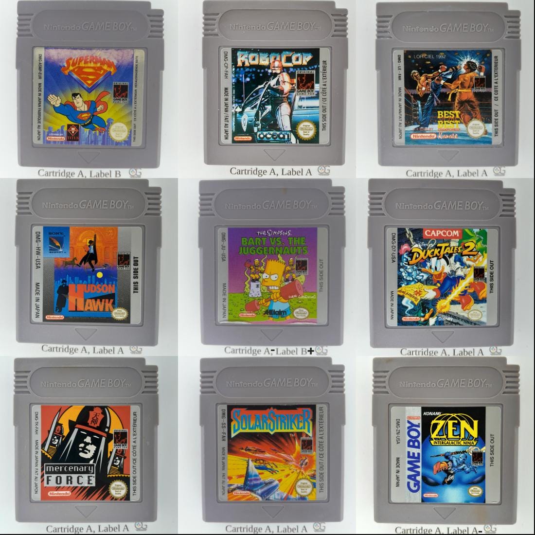 Notice Originale Du Jeu RoboCop Pour Game Boy - En Français - Bon état