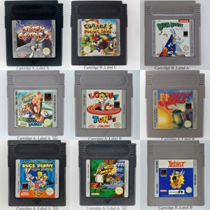 Nintendo Gameboy Spiele: Original Game Boy Retro authentisch als Sammlerstück oder Geschenk Wähle dein Lieblingsspiel. Nostalgischer Throwback 90er Jahre