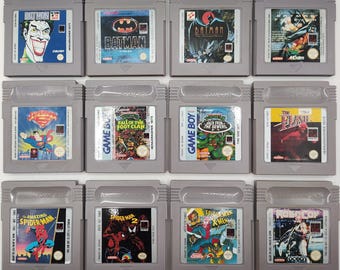 Nintendo Gameboy Games: Authentic Retro Videogame Cartridge