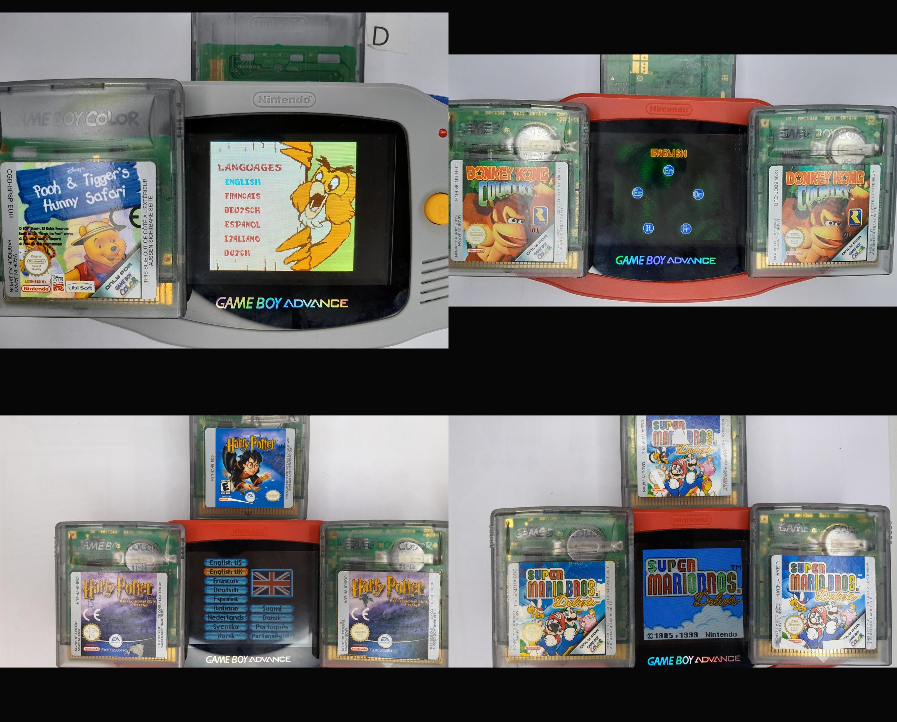 Authentic Gameboy Color Games, Tested English + Multilingual Cartridges ...