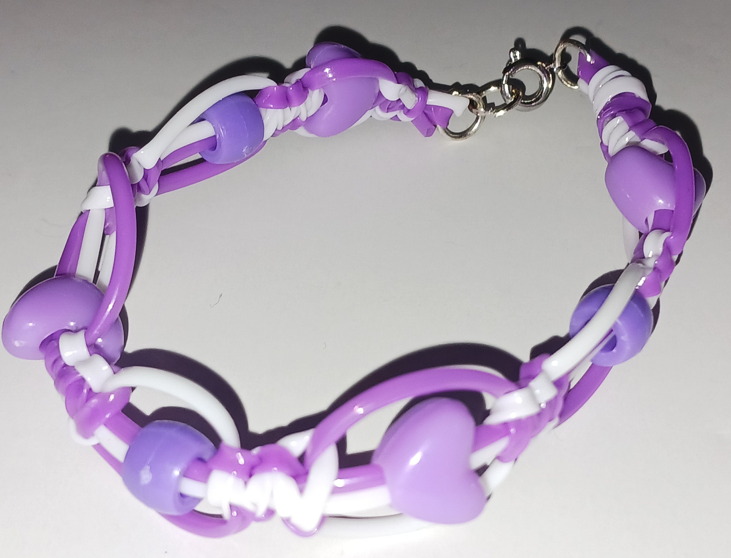 Flexible Lanyard String Bracelet Layard Anklet-lanyard W Heart