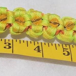 Floral paracord bracelet-Flower paracord wrist band-3D Paracord flower bracelets-emergency paracord bracelet-Flower Girl paracord anklet image 10