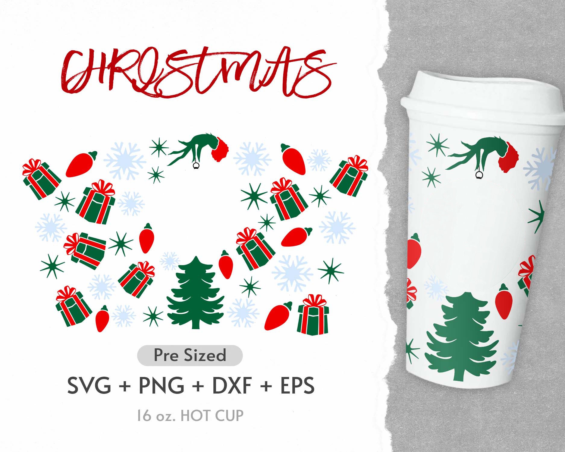 Christmas Hot Drink Cup Svg Graphic by goodprintsshop · Creative Fabrica