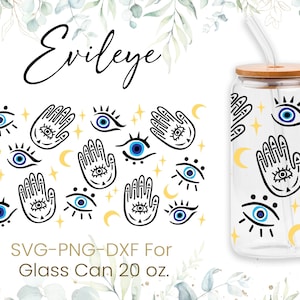 20oz Evil Eyes Libbey Glass Can Svg,Evil Eye Glass Can Wrap Svg,Turkish Eye Svg,Beer Glass Can Svg,Cutfile,Svg Png Files,Digital Download