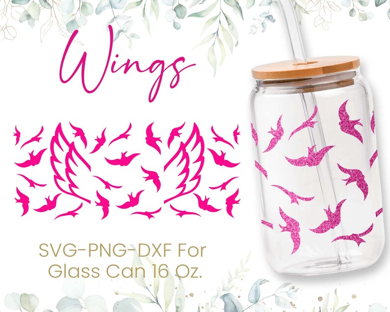 16oz Libbey Glass Can Svg Bundle, Glass Can Svg, Beer, Coffee, Pink ...