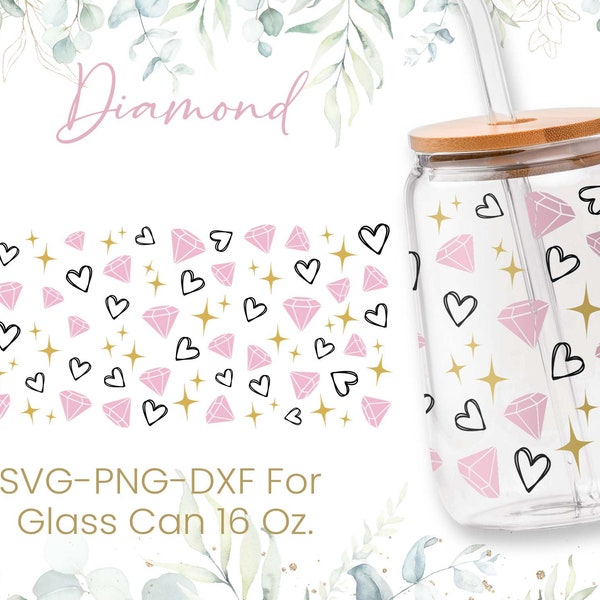 16oz Bride Team Libbey Glass Can Svg, Glass Can Wrap Svg, Coffee Glass Can, Beer Glass Can, Ring, Wedding Party Glass Can, Svg, Png, Cricut